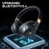 Monster Persona SE ANC Active Noise Cancelling Headphones, Wireless Bluetooth Headphones Over Ear, 60H Playtime, HiFi Stereo Audio, Deep Bass, Built-in Mic, Memory Foam Ear Cups for Home Office - Black
